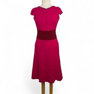 euro summer magenta Narciso Rodríguez cocktail dress